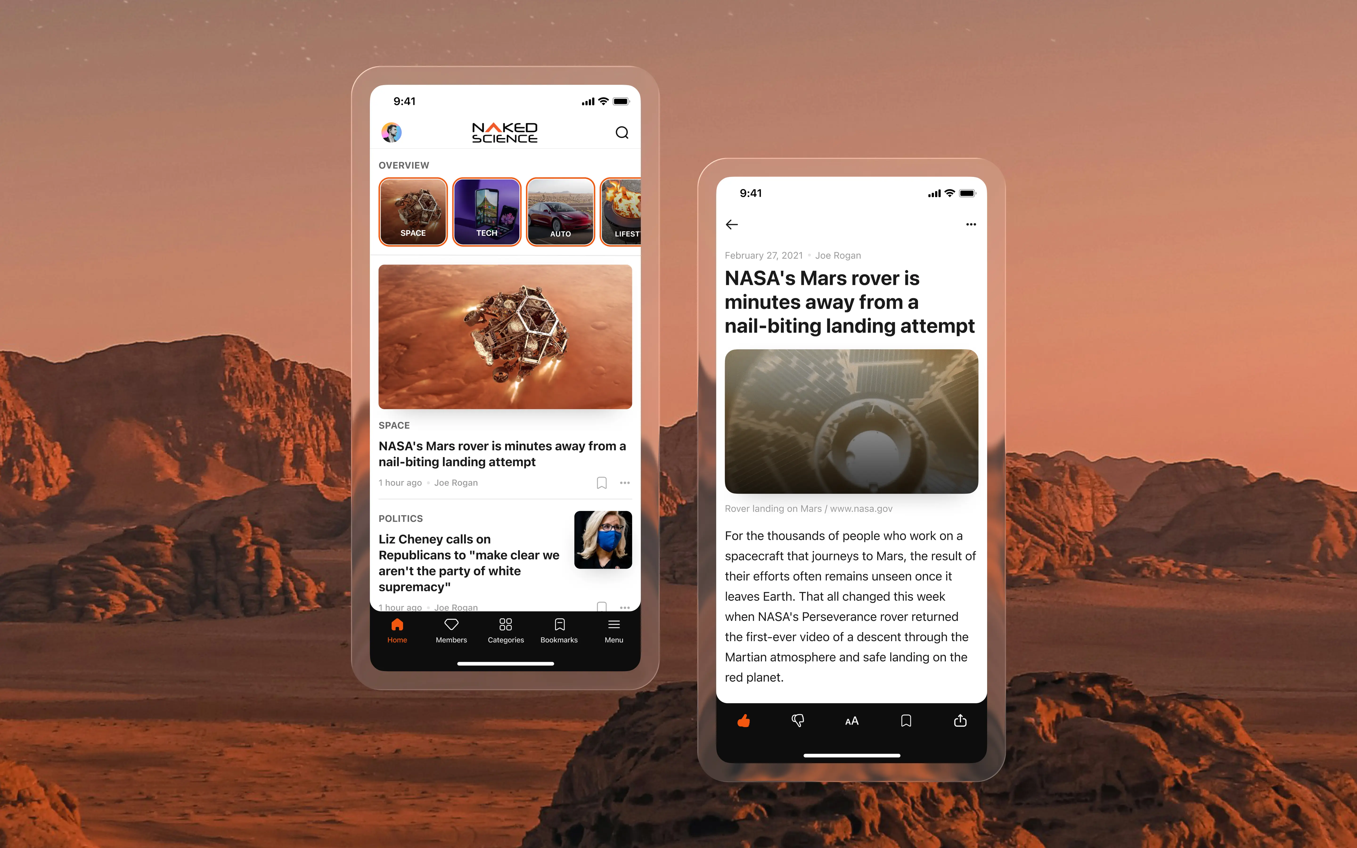Naked Science mobile app