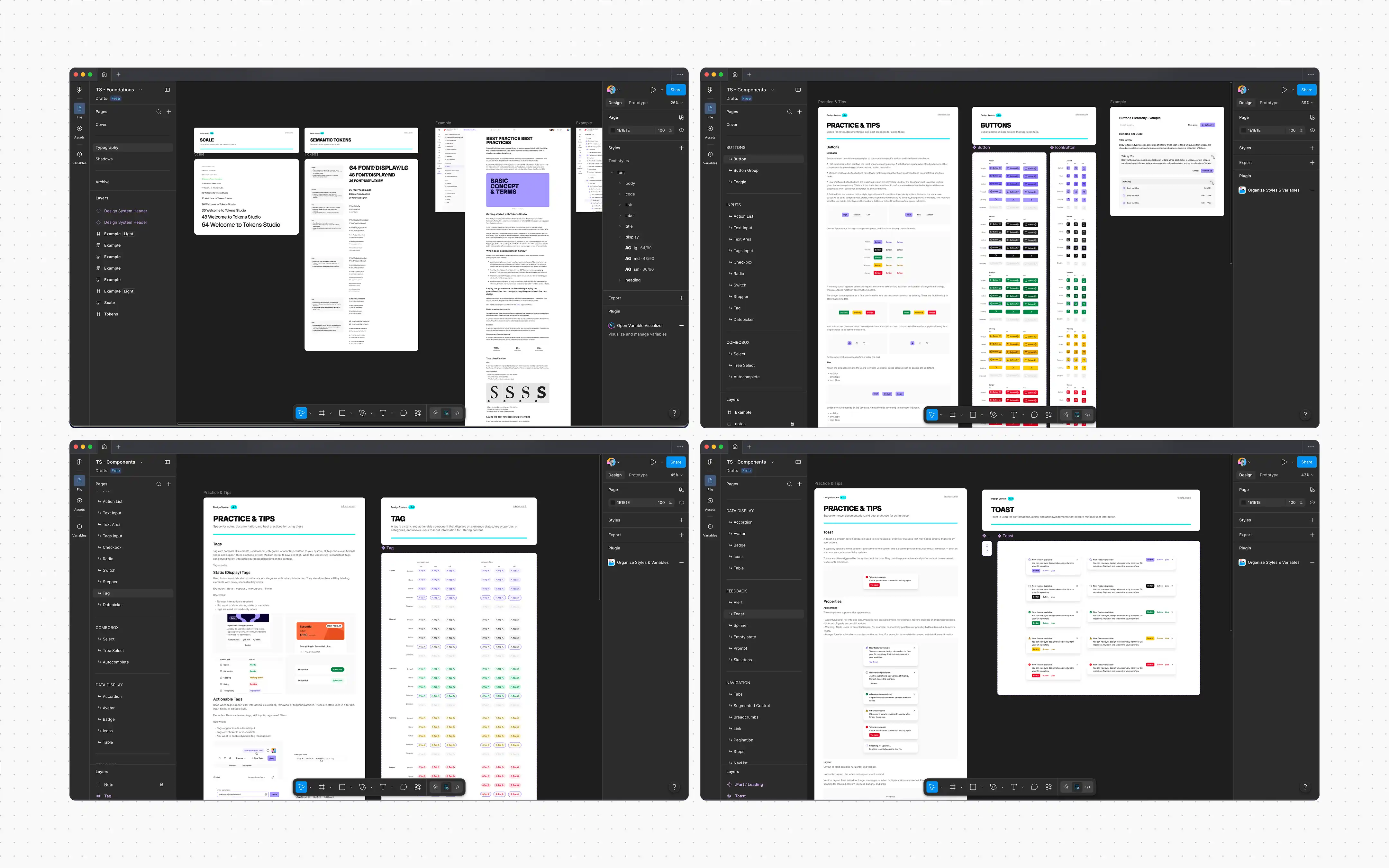 Documented component library