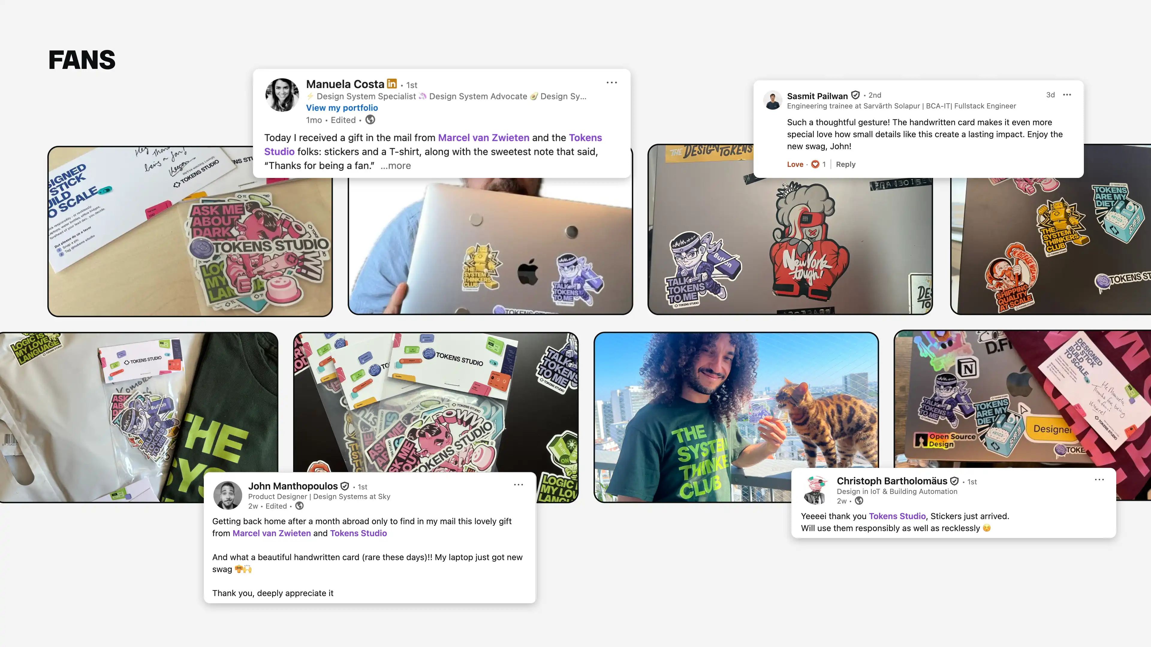 Community swag campaign assets