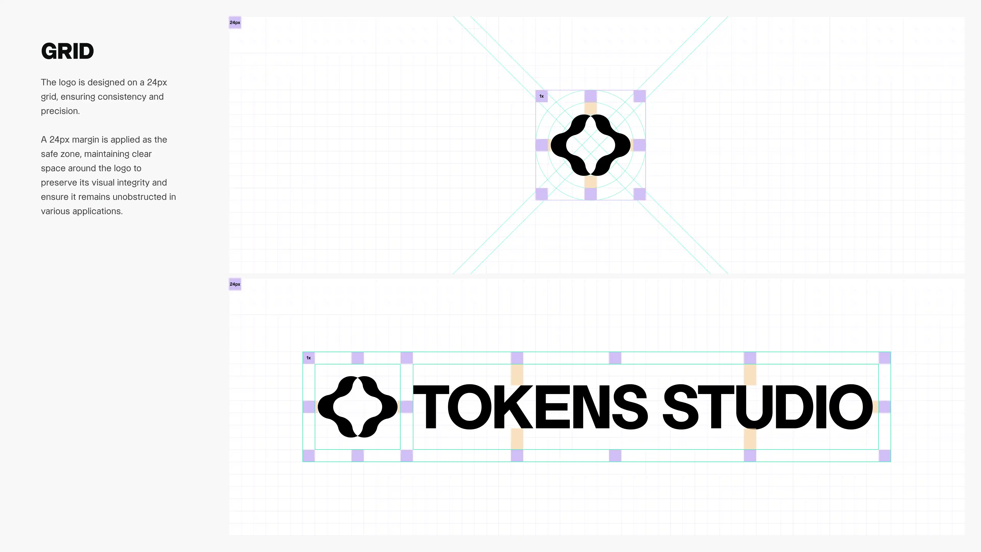 Logo pixel grid